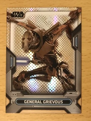 2023 TOPPS STAR WARS HIGH TEK BASE GENERAL GRIEVOUS REVENGE OF THE SITH 6 - Image 1 of 2