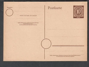 Germany unmailed 10pf Numeral Deutsche Post postal card - Picture 1 of 2