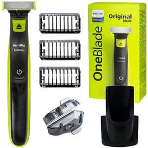 NUEVO Philips OneBlade Afeitadora QP2724 10 Verde con Soporte y 3 Accesorios - Imagen 1 de 5
