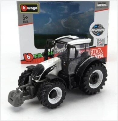 Burago Bu31615-31610 Valtra - N174 Tractor 2017 - White Black - 1/50 - Image 1 of 2