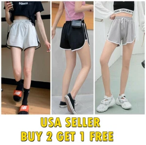Women's Boy Friend Sports Shorts Yoga Gym Lady Jogging Lounge Summer Beach Pants - Picture 1 of 9