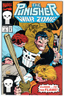Punisher War Zone #4 Autographed by John Romita Jr., Near Mint Minus Condition