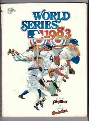 1983 World Series Program Baltimore Orioles vs Philadelphia Phillies Unscored - Image 1 of 3