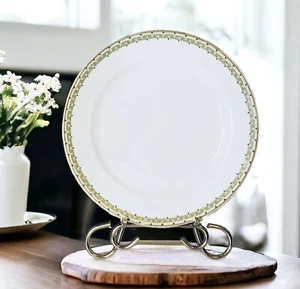 Antique Haviland H&Co Limoges ALBANY Schleiger 107a Yellow Key Black Salad Plate - Picture 1 of 8