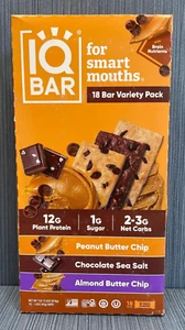 OFERTA * Barra de coeficiente intelectual para bocas inteligentes Paquete de variedad de 18 barras vegano sin gluten * OFERTA - Imagen 1 de 5