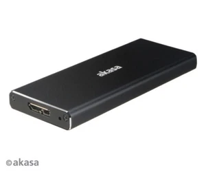 Akasa AK-ENU3M2-BK USB 3.1 Gen 1 Aluminium Enclosure for M.2 NGFF SSD - Picture 1 of 1
