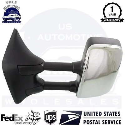 Nuevo espejo retrovisor delantero eléctrico para remolque lado del conductor cromado para Nissan Titan 2004-2005 Foto 1 de 4