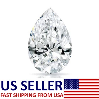 GIA Certified Loose Diamond 0.66 ct H I2 Pear For Fine Jewelry $2376 - Image 1 of 3