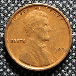 1909 VDB Lincoln Wheat Cent vz / vz + key date kleine Kupfermünze 1c - Bild 1 von 2