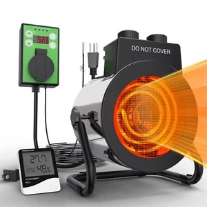Outdoor Heaters for Patio 1500W Portable Space Heater with 3S Fast Heating Ov... - Picture 1 of 7