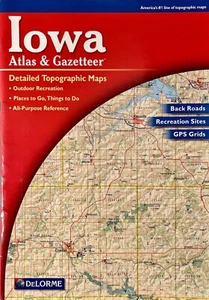 Iowa Atlas & Gazetteer - Delorme Atlas & Gazetteer - 2nd Edition - 2001 - - Picture 1 of 2