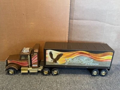 Nylint Freightliner Golden Eagle Express Semi, Gold - Image 1 of 4