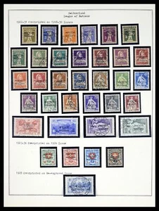 Lot 37814 MNH/MH/used stamp collection service stamps Switzerland 1922-1989. - Picture 1 of 10