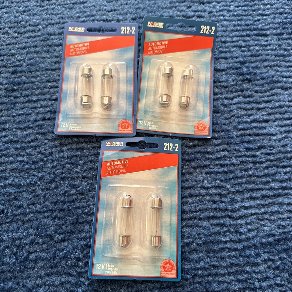 Wagner Courtesy Light Bulb BP212-2 12V *3 Packs of 2* - Image 1 of 4