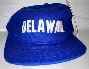 Cappello berretto vintage University of Delaware Fighting Blue Hens strapback NCAA college - Foto 1 di 2