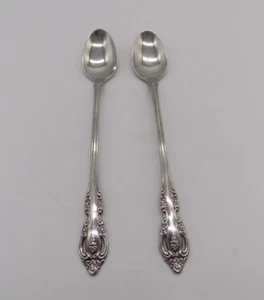 Oneida Brahms Lot Of 2 Community Stainless Teaspoons--7" length - Picture 1 of 4