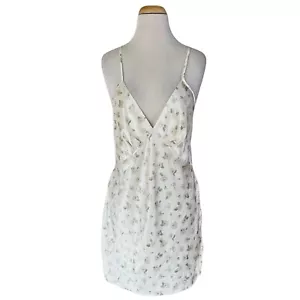 Calvin Klein Damen Beige Blumen Nachthemd Gr. L - Bild 1 von 3