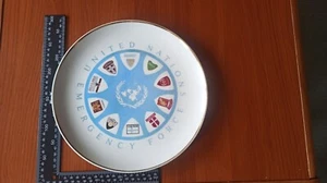 UNEF United Nations Emergency Force commemorative ceramic PLATE - Picture 1 of 6