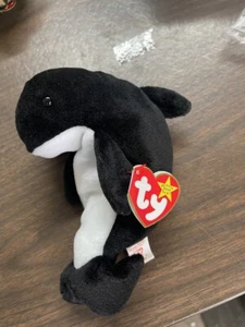Waves the Whale Ty Stuffed Animal New with Tags - Picture 1 of 1