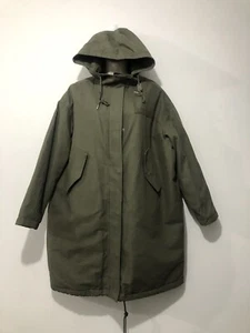 Marks & Spencer Per Una baumwollreiche gepolsterte Parka-Manteljacke mit Kapuze UK 14 £79 - Bild 1 von 20