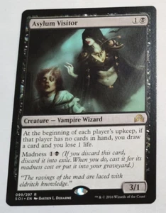 MTG Asylum Visitor 099 SOI Shadows Over Innistrad Rare LP x1 - Picture 1 of 2