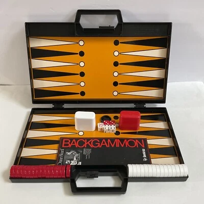 Invicta Omar Sharif Backgammon 1974 conjunto ejecutivo hecho en Inglaterra Foto 1 de 4