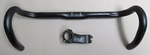 Bicicleta de carretera Kyte Ergo 42 cm manillar de aluminio 31,8 mm 342 gramos negro mate incl. potencia 70 mm - Imagen 1 de 6