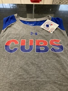 WOMENS UNDER ARMOUR MLB HEATGEAR CHICAGO CUBS VEST TANK M MEDIUM NWT - Picture 1 of 3