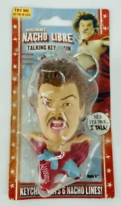 SELTENER Nickelodeon Nacho Libre Talking Schlüsselanhänger Neu in Verpackung Jack schwarz - Bild 1 von 2