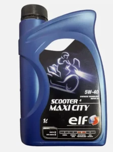 Lubrificante 4 litri Olio Motore ELF 4T SCOOTER MAXI CITY 5W-40 Syntethic - Imagen 1 de 2