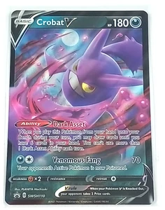 Crobat V Swsh110 Black Star Promo Holo Pokémon Karte 2021 - Bild 1 von 4