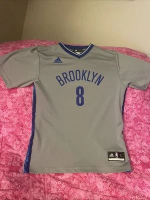 Camiseta Adidas Brooklyn Nets Deron Williams 8 NBA Juvenil Grande Excelente Estado Foto 1 de 4