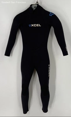 XCEL Black Long Sleeve Back Zip Skinny Leg Swimwear Womens Wetsuit Size 8 - Image 1 of 4