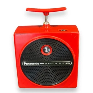 Panasonic Red Dynamite TNT Portable 8-Track Player RQ-830S W/Cord SEE VIDEO - Picture 1 of 19