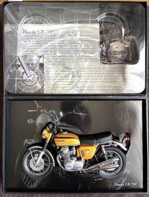 Minichamps 1/12 Honda CB750 Candy Gold Model, Unopened, 19681978 - Image 1 of 4