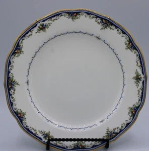 Mikasa~ Montpellier Salad Plate(s)~ Bone China ~Blue~ Gold Trim ~Japan - Picture 1 of 17