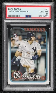 2024 Topps Series 1 #60 Jasson Domínguez PSA 10 GEM MT Rookie RC – Yankees - Picture 1 of 3