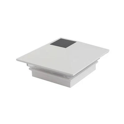 Deckorators White Solar LED Deck Post Cap Light for 4x4 Wood Posts - Image 1 of 4