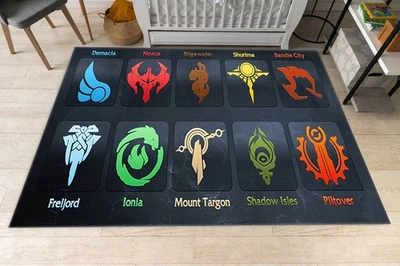 Gamer Rug, Gaming Room Rug, Under Chair Mat, Kids Room Rug, Area Floor Rug, - Image 1 of 2