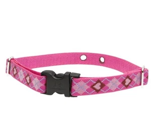 Lupine PUPPY LOVE rosa Hundehalsband für große Hunde 2 Loch 1 5/8 Zoll 19-31 Zoll - Bild 1 von 1
