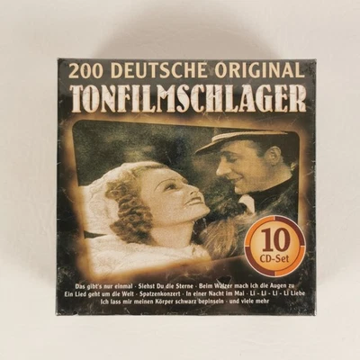 200 Deutsche Original Tonfilmschlager 10 CD Box Set Membran Music Klassiker - Bild 1 von 4