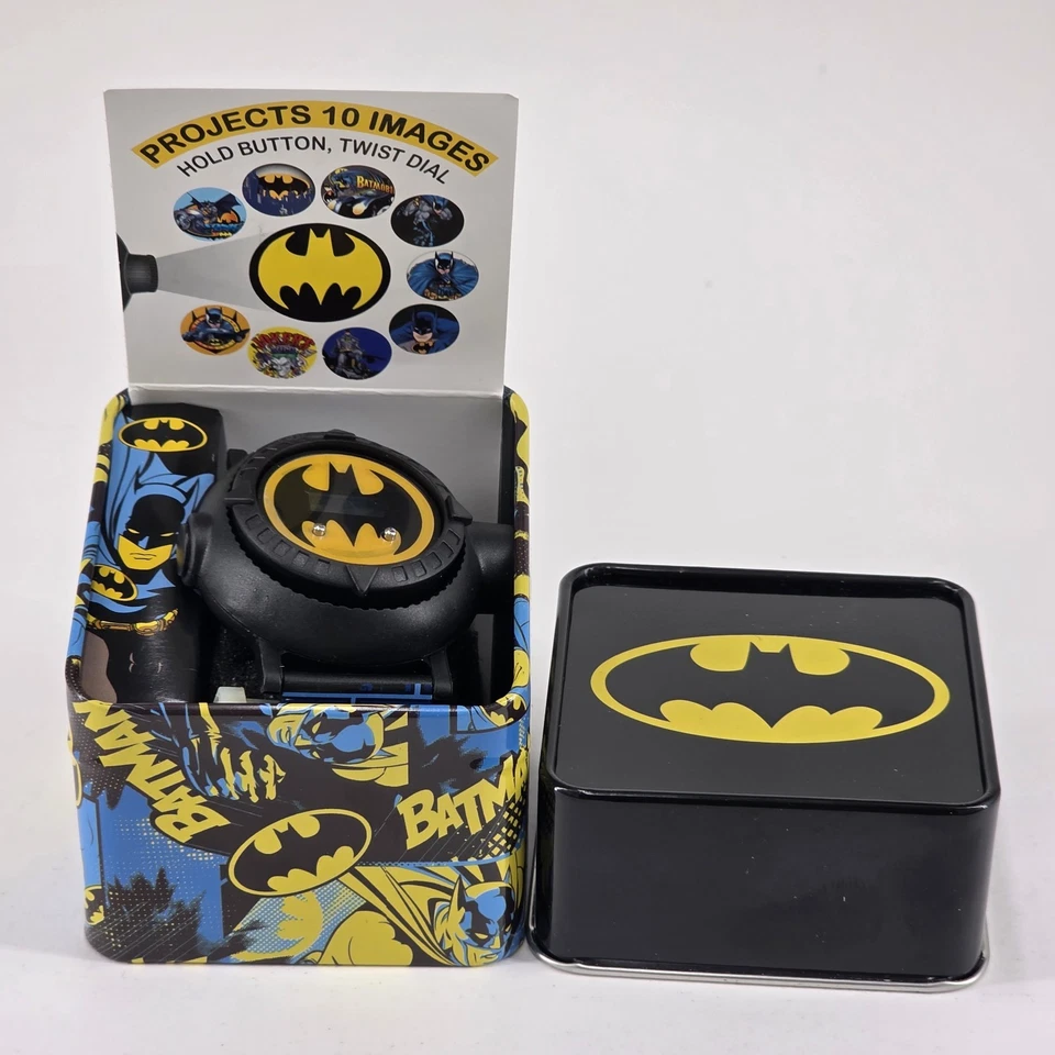 DC Comics Kid's Batman Logo Projection Watch 10 Different Pictures Bat4010