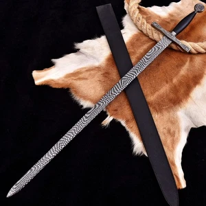 Spada medievale in acciaio J2 fatta a mano premium | Spada lunga, spada da collezione - BN86- - Foto 1 di 5