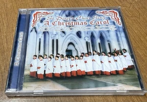 NEW Saint Peter’s Choir Sings: A Christmas Carol CD 2000 23 Songs Christian NEW - Imagen 1 de 3