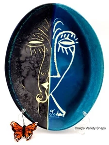 Artista Jamie Goded - Ciotola ceramica Sueno - Rara 2003 Messico - Foto 1 di 16