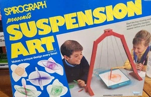 SPIROGRAPH SUSPENSION ART - 1989 - KENNER - RARE NEW Open Box - Picture 1 of 9