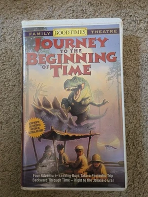 Vintage Journey to the Beginning of Time (VHS Clamshell, 1994) Dinosaur Movie - Image 1 of 4