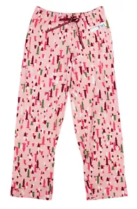 HUE Tossed Trees Print Full Length Sleepwear Women's Pajama Bottoms S NWT - Picture 1 of 2