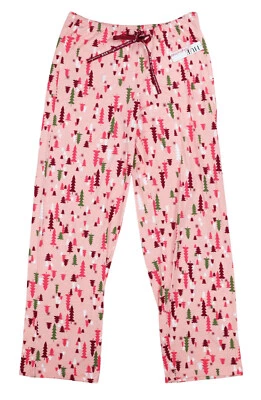 Pantalones de pijama para mujer HUE estampado de árboles en relieve ropa de dormir de longitud completa S nuevos con etiquetas Foto 1 de 2