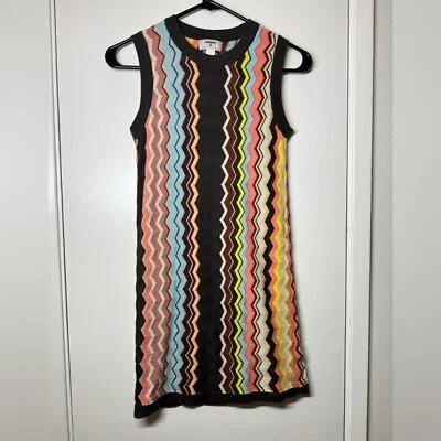 Missoni X Target Chevron Multicolor Knit Sleeveless Tank Dress Girls Large - Image 1 of 4